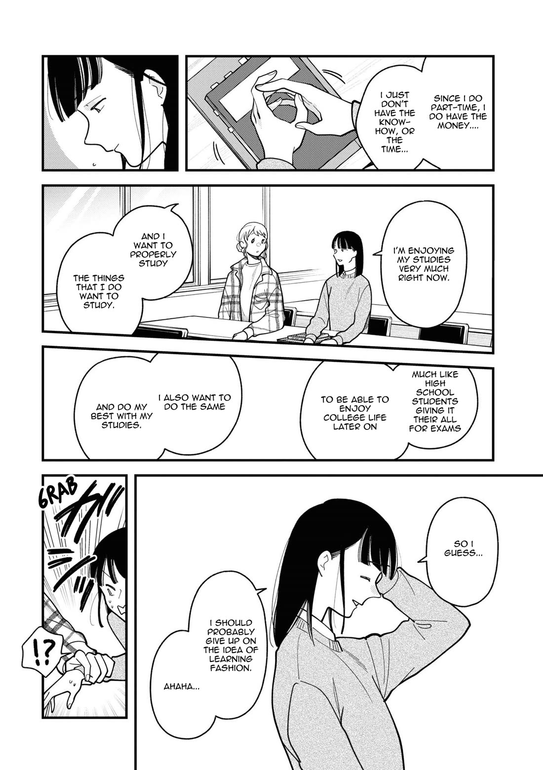 Do it this way if you wear the clothes for ladies' chapter 9 page 4