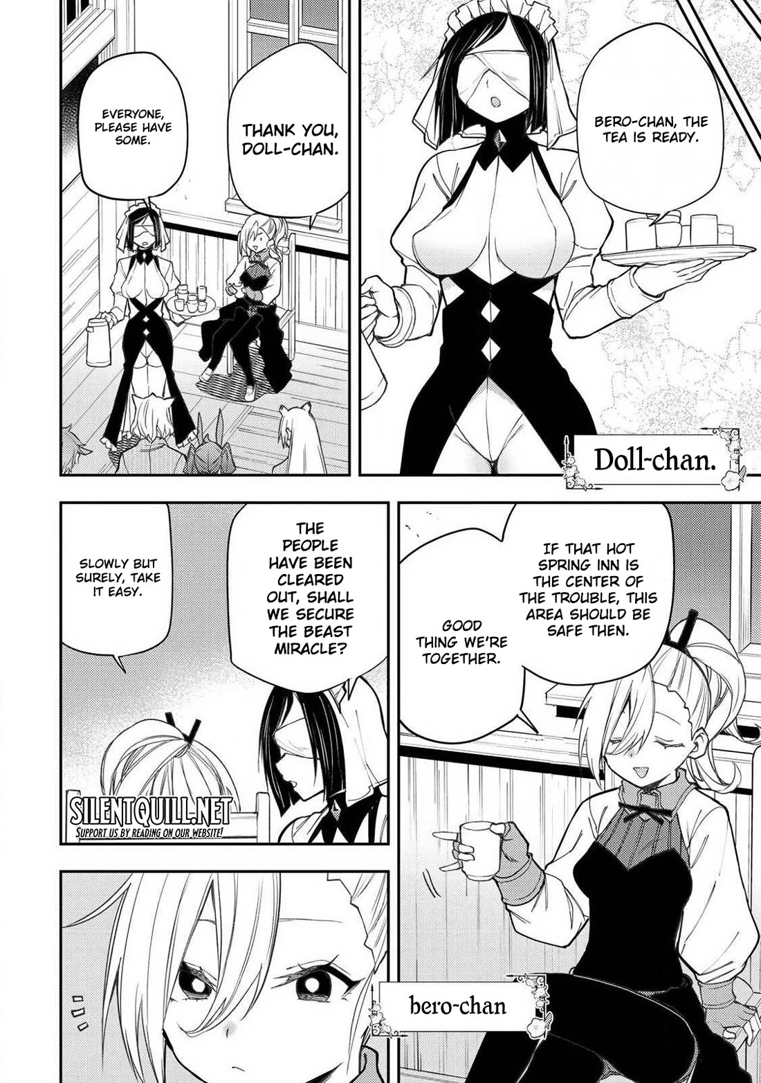Doing Secret Things with the Holy Maidens chapter 86 page 9