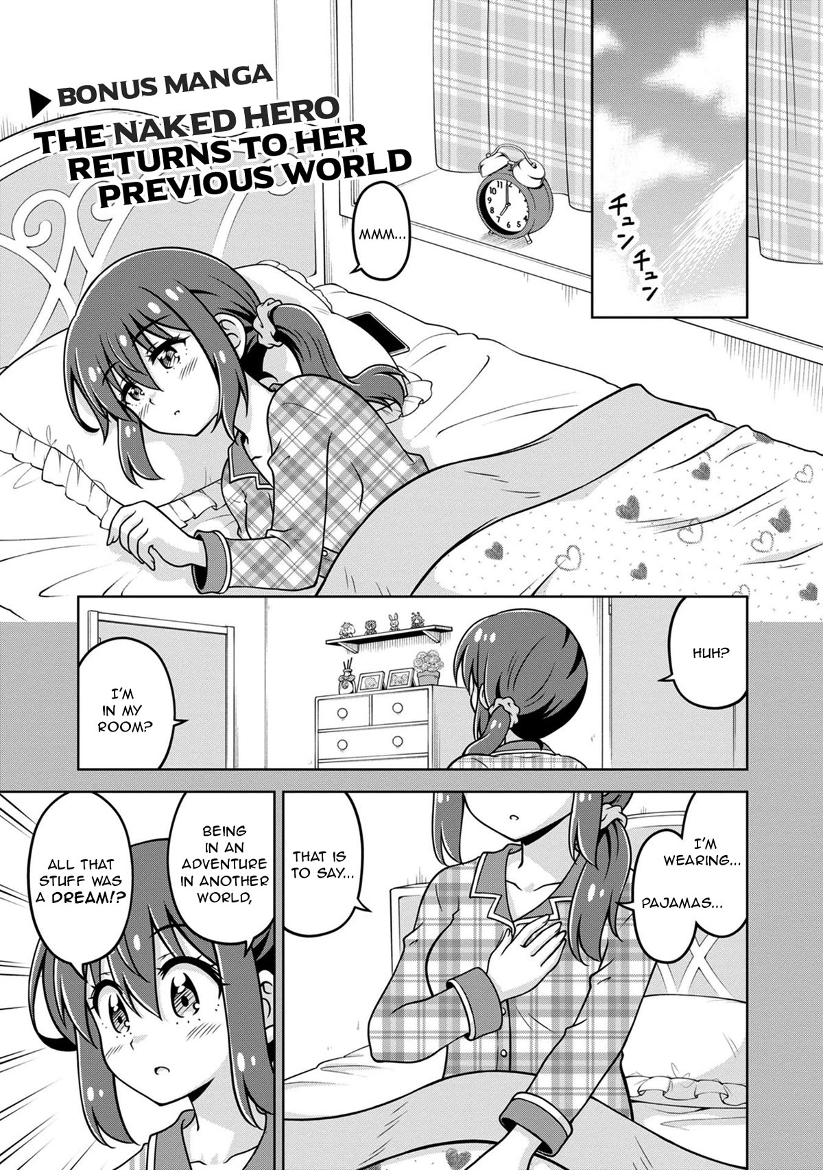 Don't Call Me a Naked Hero in Another World chapter 10.5 page 1