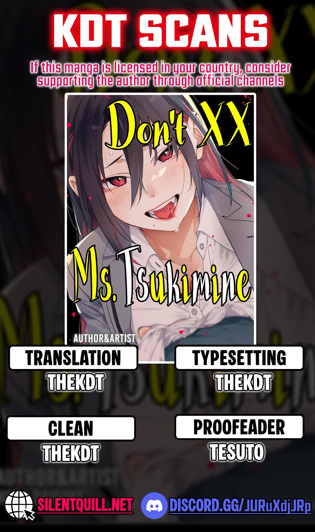 Don't XX Ms. Tsukimine chapter 18 page 1