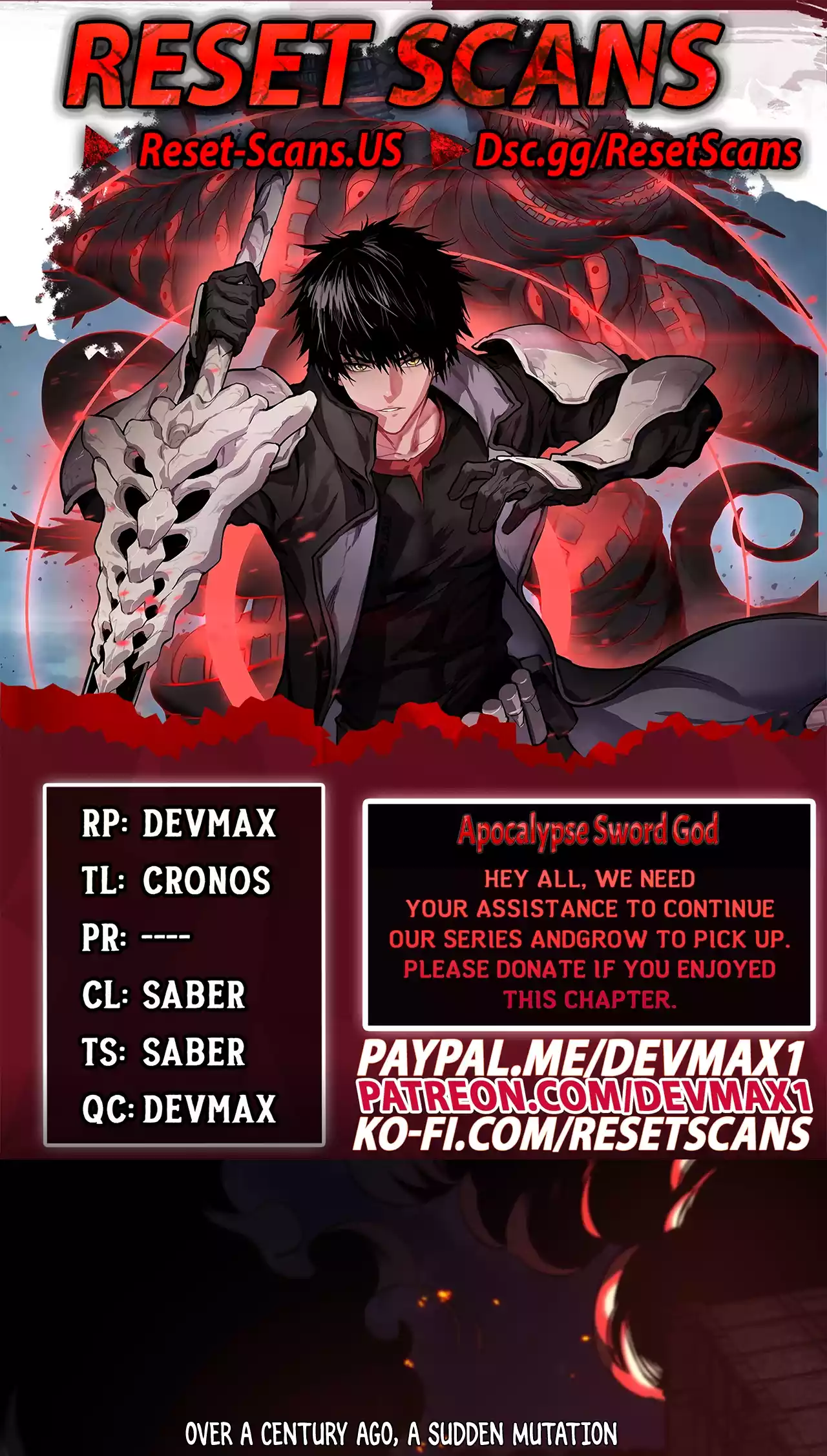 Doomsday Sword God chapter 1.1 page 2