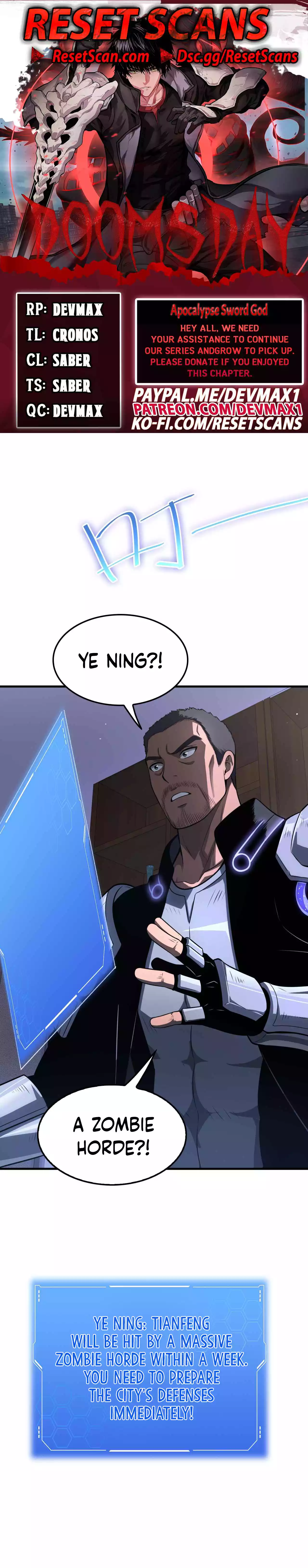 Doomsday Sword God chapter 17 page 1