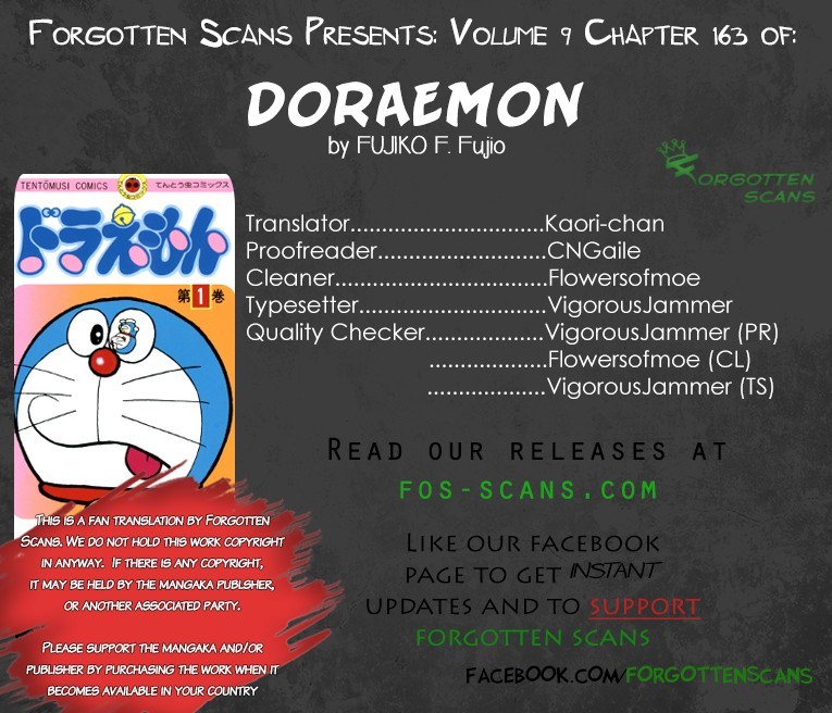 Doraemon chapter 163 page 1
