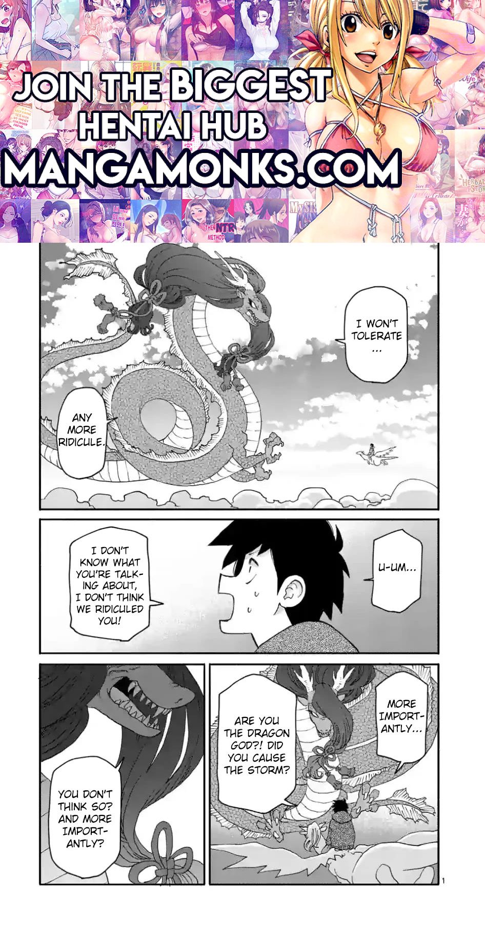 Doragon Yashinatte Kudasai chapter 8.1 page 1