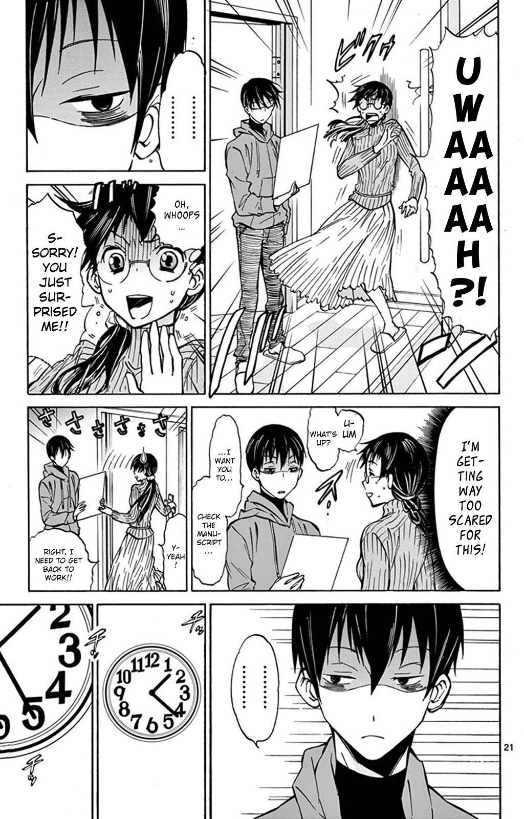 Dousei Sensei wa Renai ga Wakaranai. chapter 2 page 21