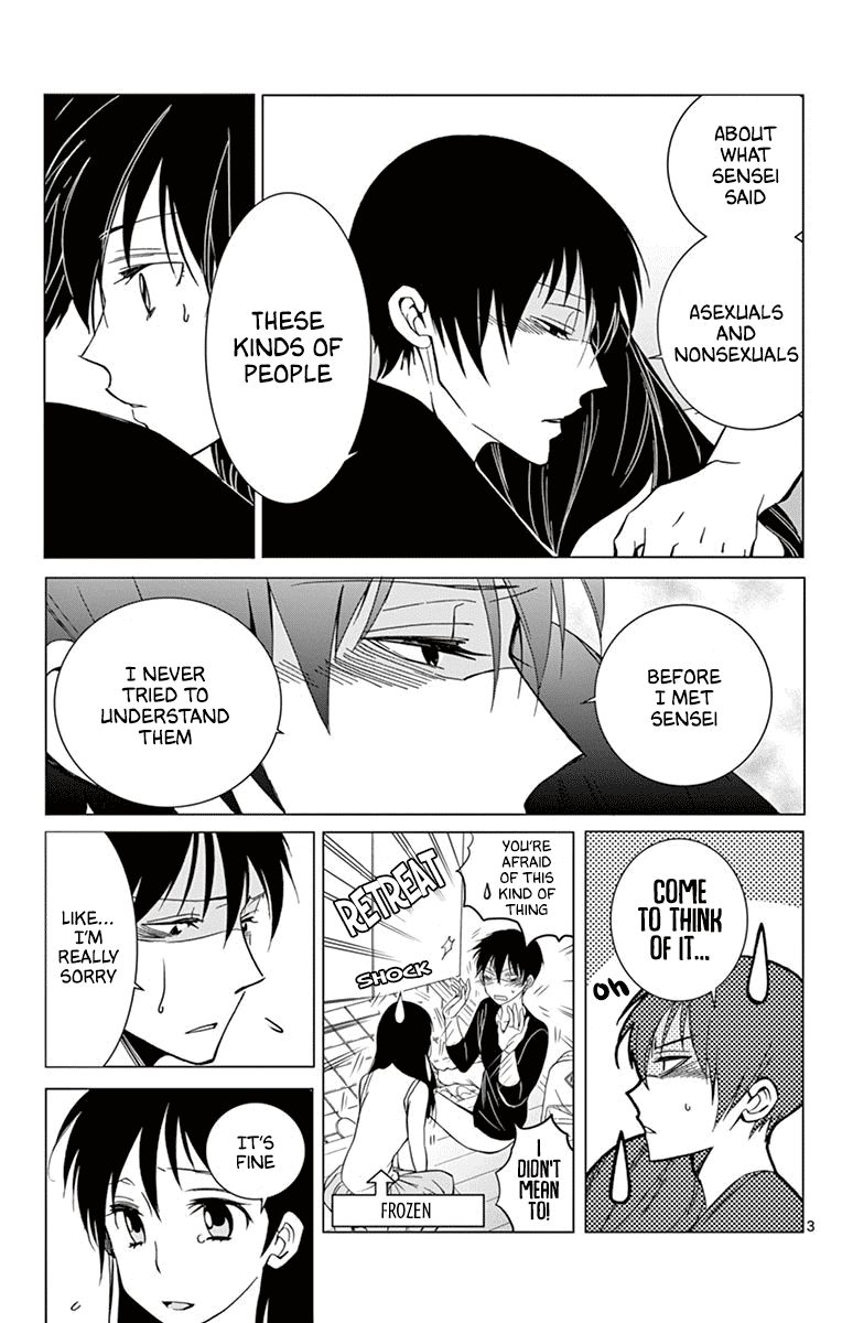 Dousei Sensei wa Renai ga Wakaranai. chapter 40 page 3