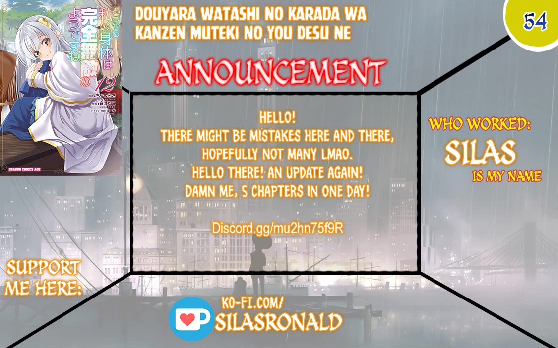 Douyara Watashi No Karada Wa Kanzen Muteki No You Desu Ne chapter 54 page 1