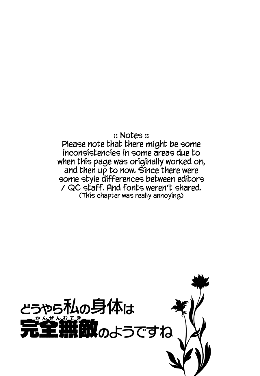 Douyara Watashi No Karada Wa Kanzen Muteki No You Desu Ne chapter 6 page 29