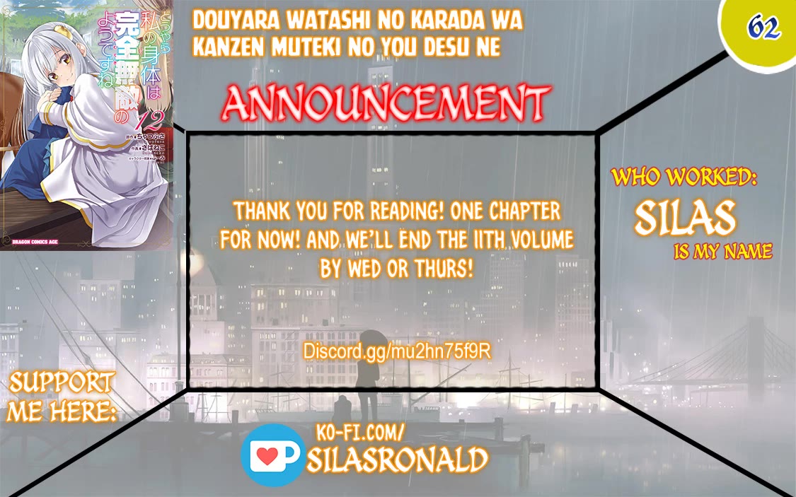 Douyara Watashi No Karada Wa Kanzen Muteki No You Desu Ne chapter 62 page 1