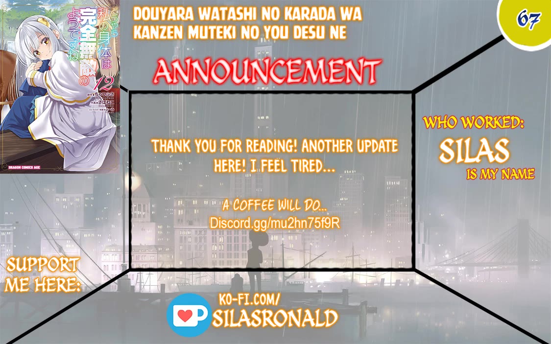 Douyara Watashi No Karada Wa Kanzen Muteki No You Desu Ne chapter 67 page 1