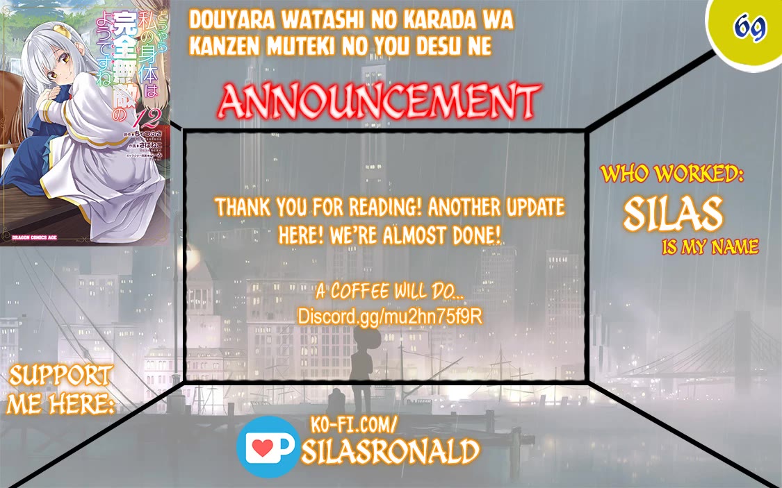 Douyara Watashi No Karada Wa Kanzen Muteki No You Desu Ne chapter 69 page 1