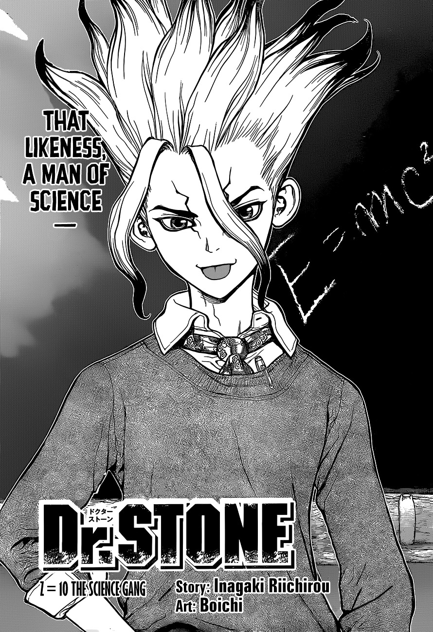 Dr. Stone chapter 10 page 1