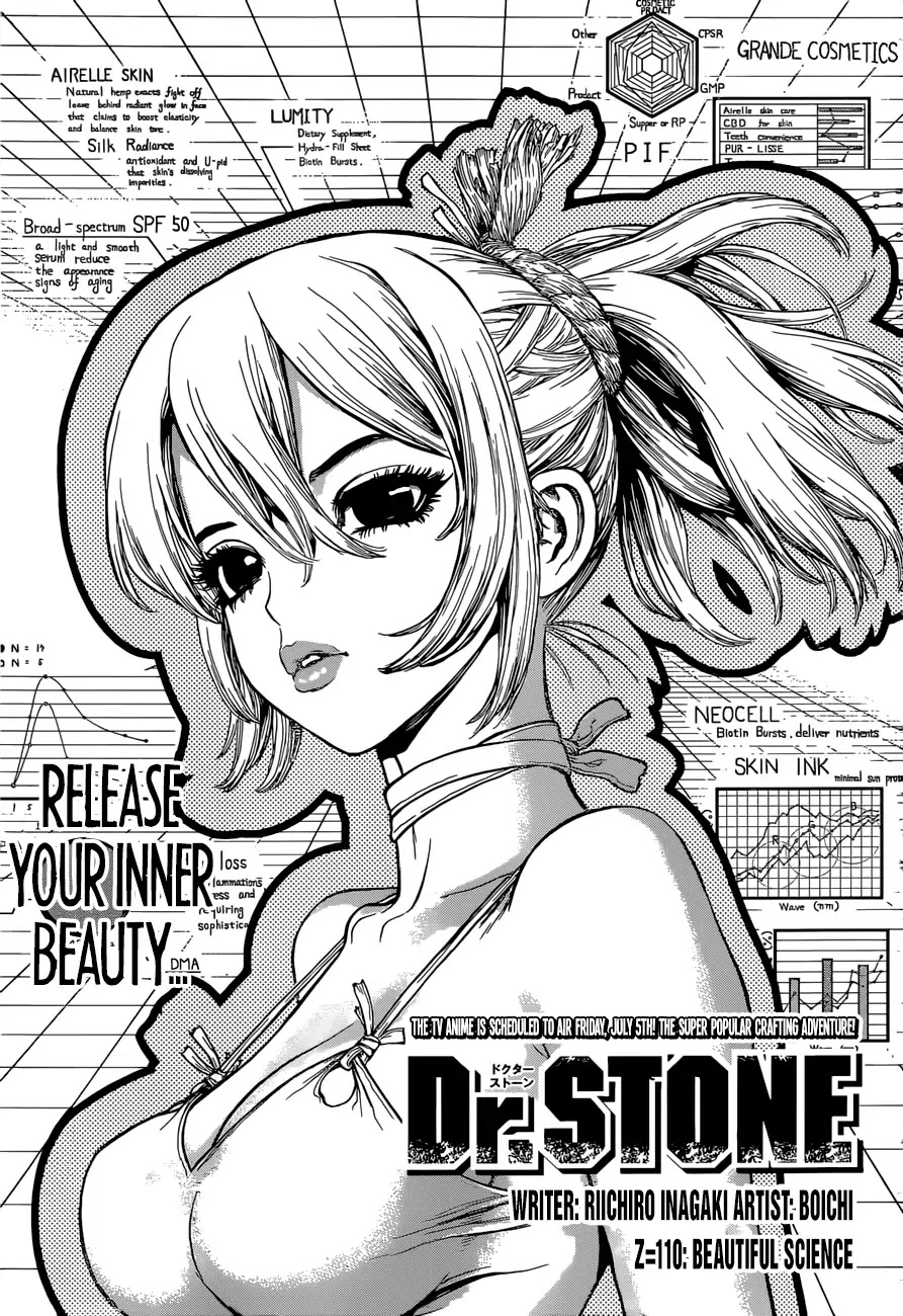 Dr. Stone chapter 110 page 1