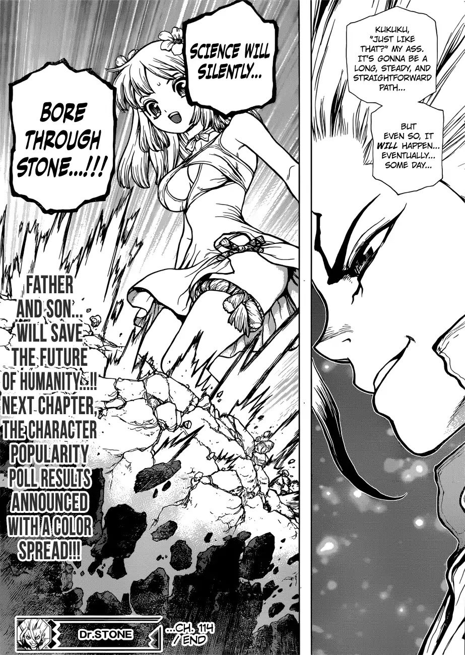 Dr. Stone chapter 114 page 19
