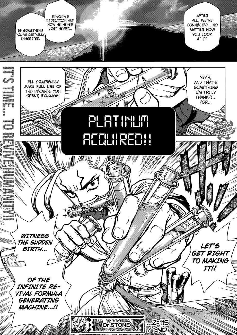Dr. Stone chapter 115 page 20