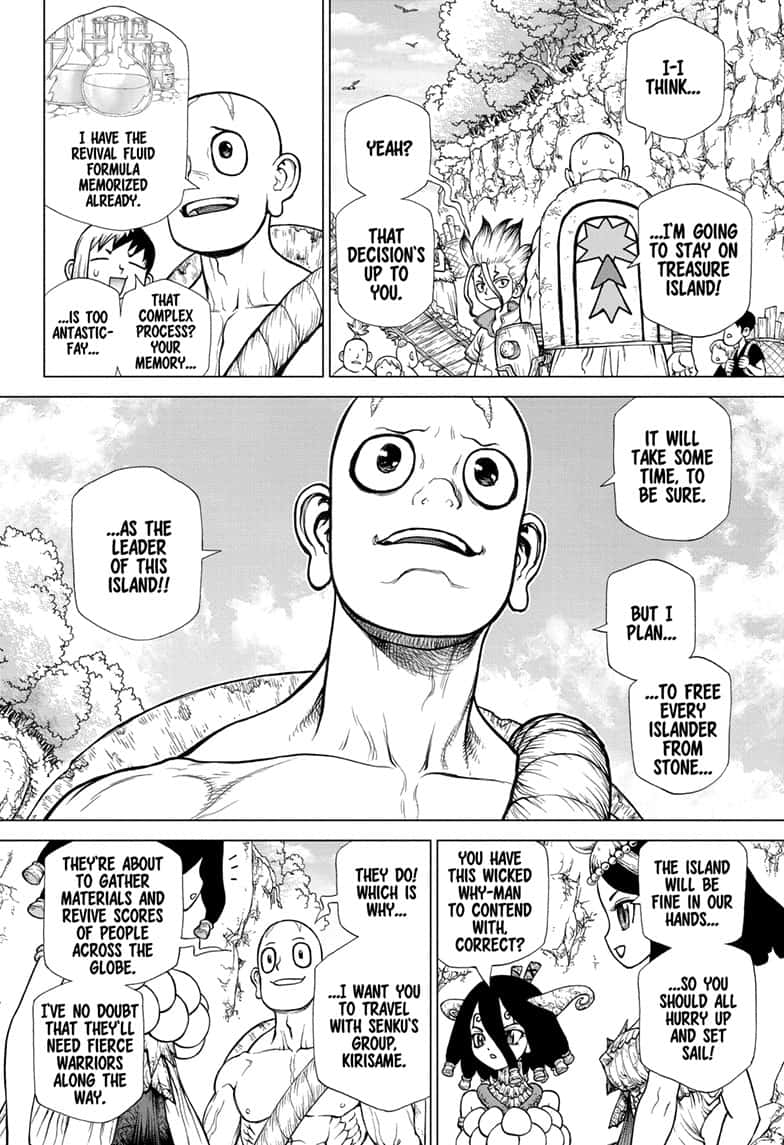 Dr. Stone chapter 140 page 10