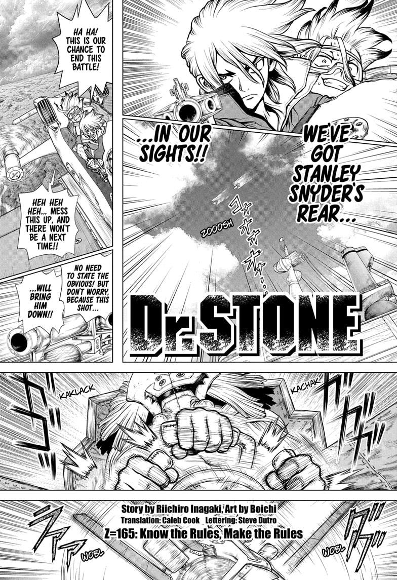 Dr. Stone chapter 165 page 1