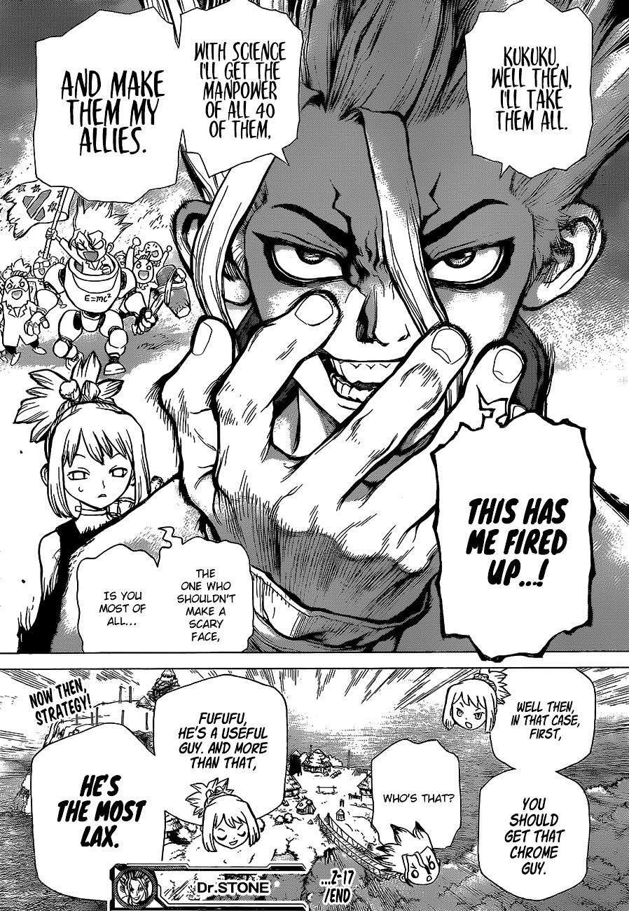 Dr. Stone chapter 17 page 20