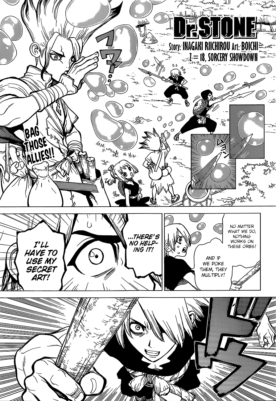 Dr. Stone chapter 18 page 1