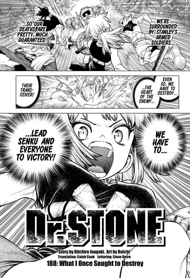 Dr. Stone chapter 188 page 1