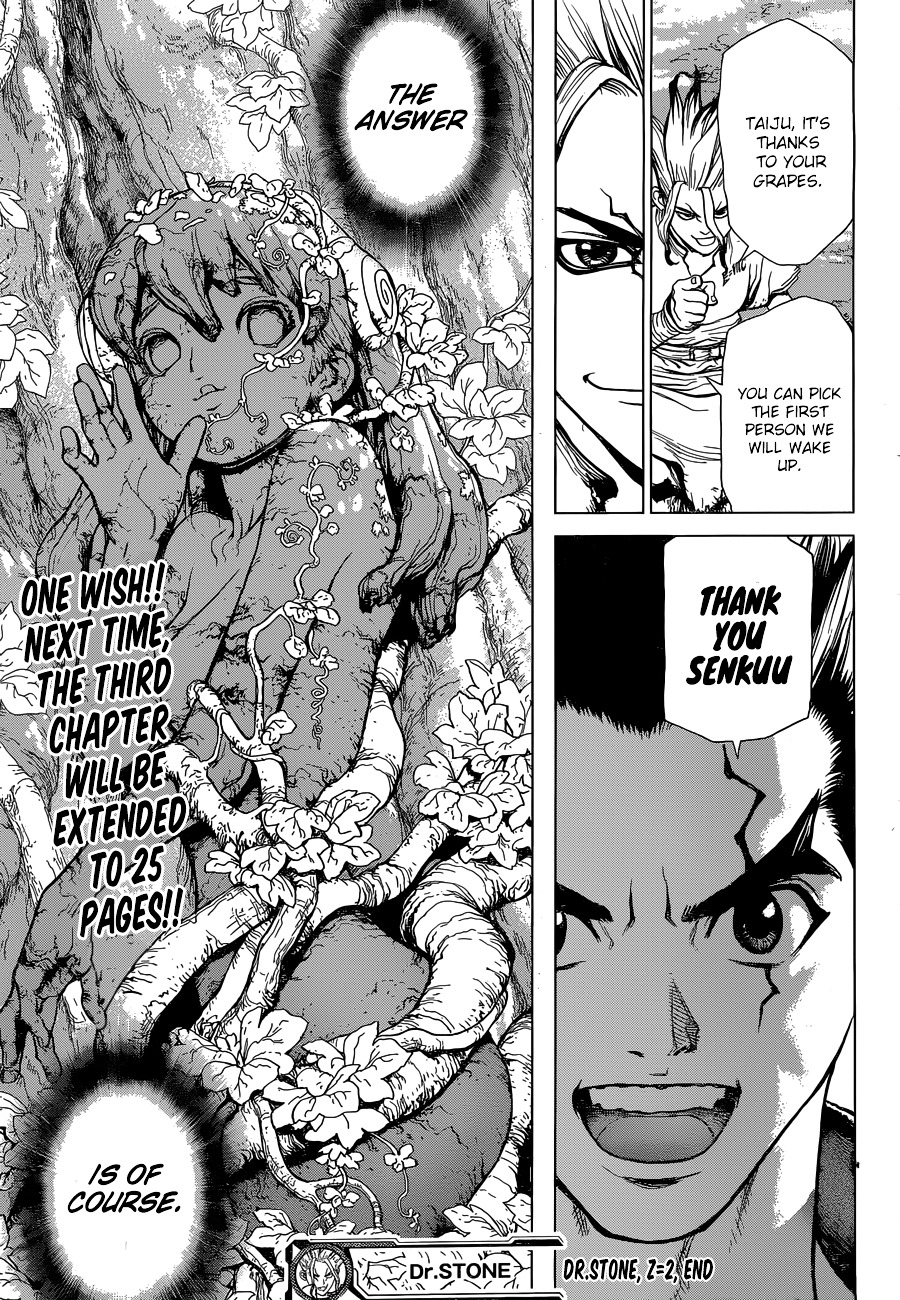Dr. Stone chapter 2 page 25