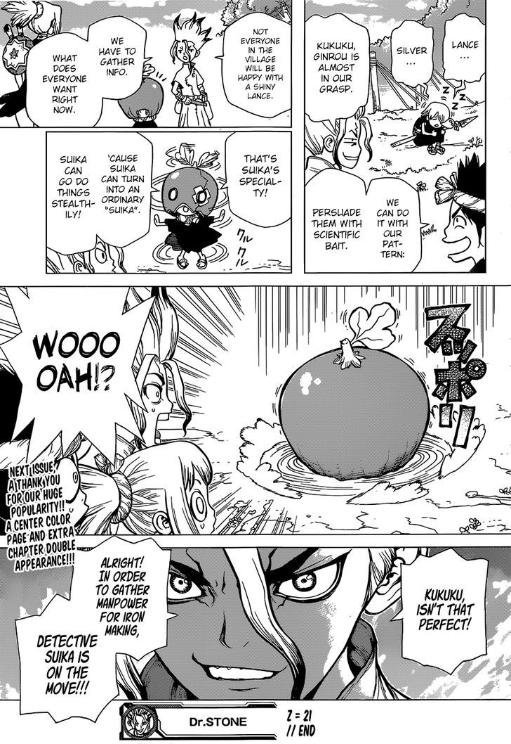 Dr. Stone chapter 21 page 19