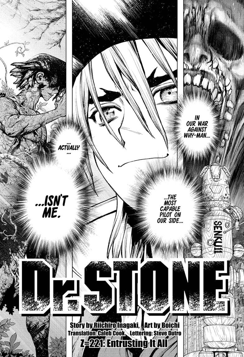 Dr. Stone chapter 221 page 1