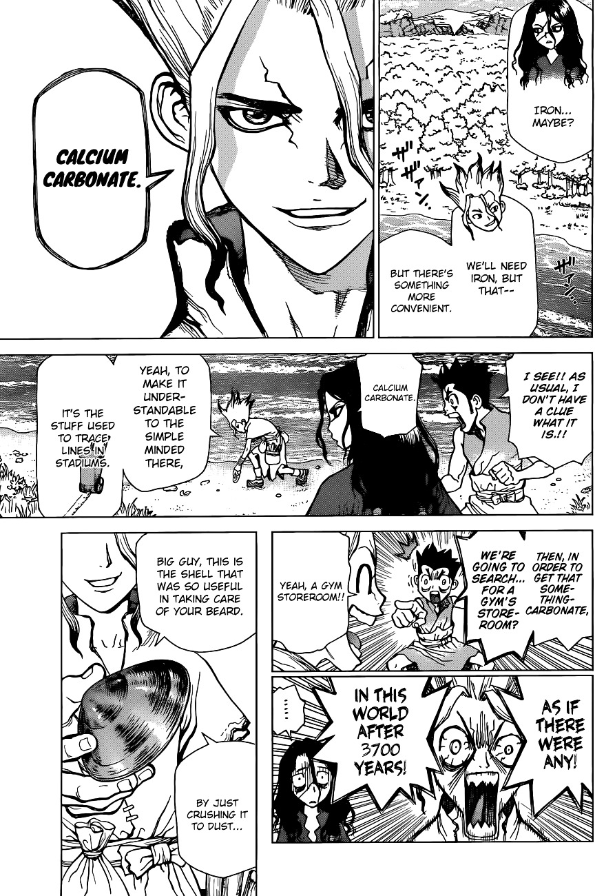 Dr. Stone chapter 4 page 9