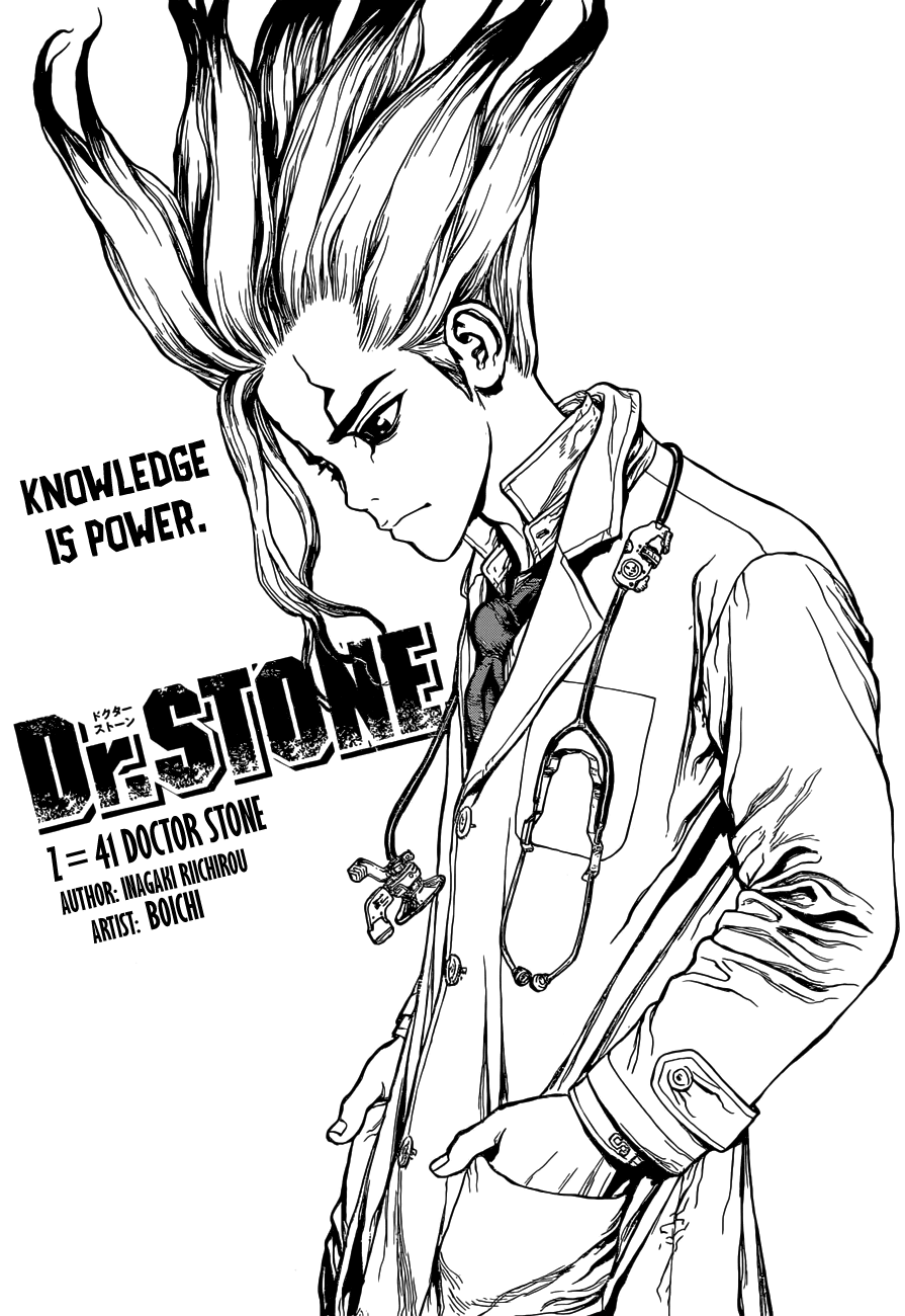Dr. Stone chapter 41 page 1