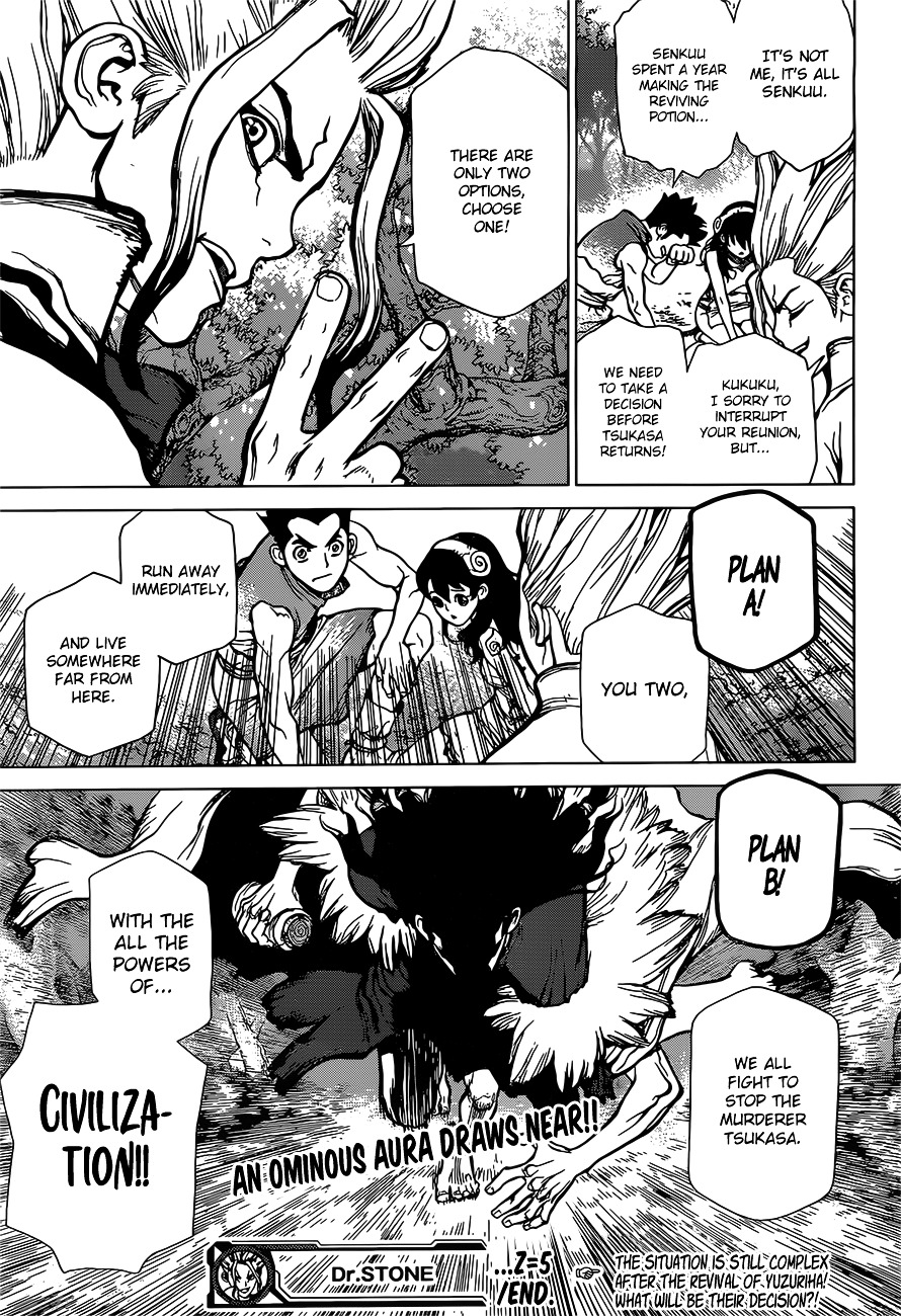 Dr. Stone chapter 5 page 18