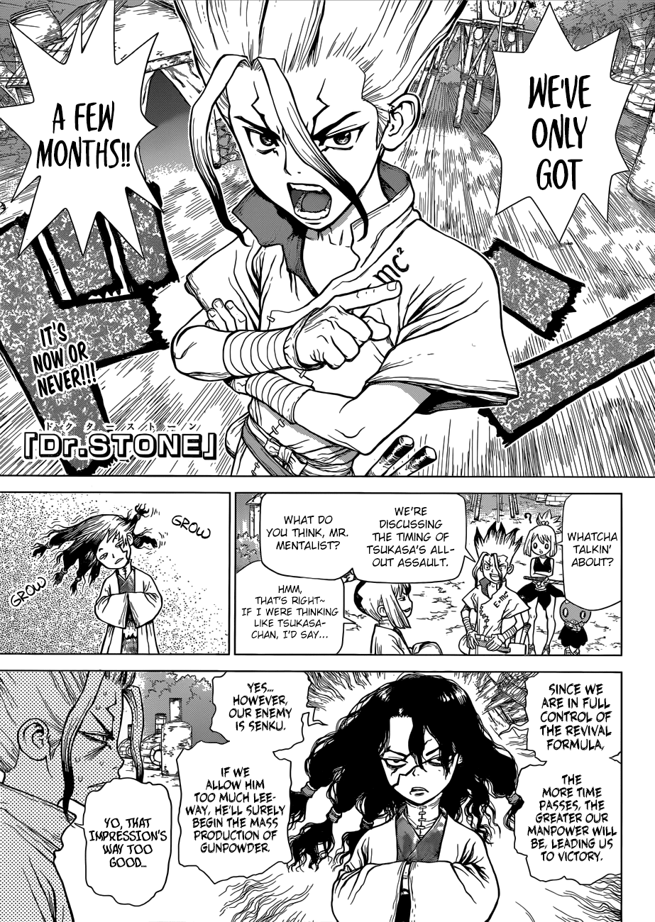 Dr. Stone chapter 52 page 1