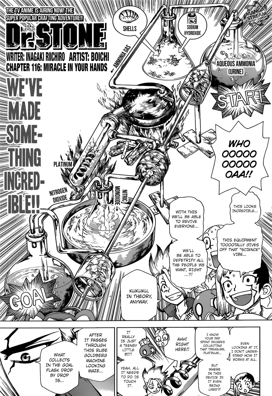 Dr. Stone chapter 116 page 1