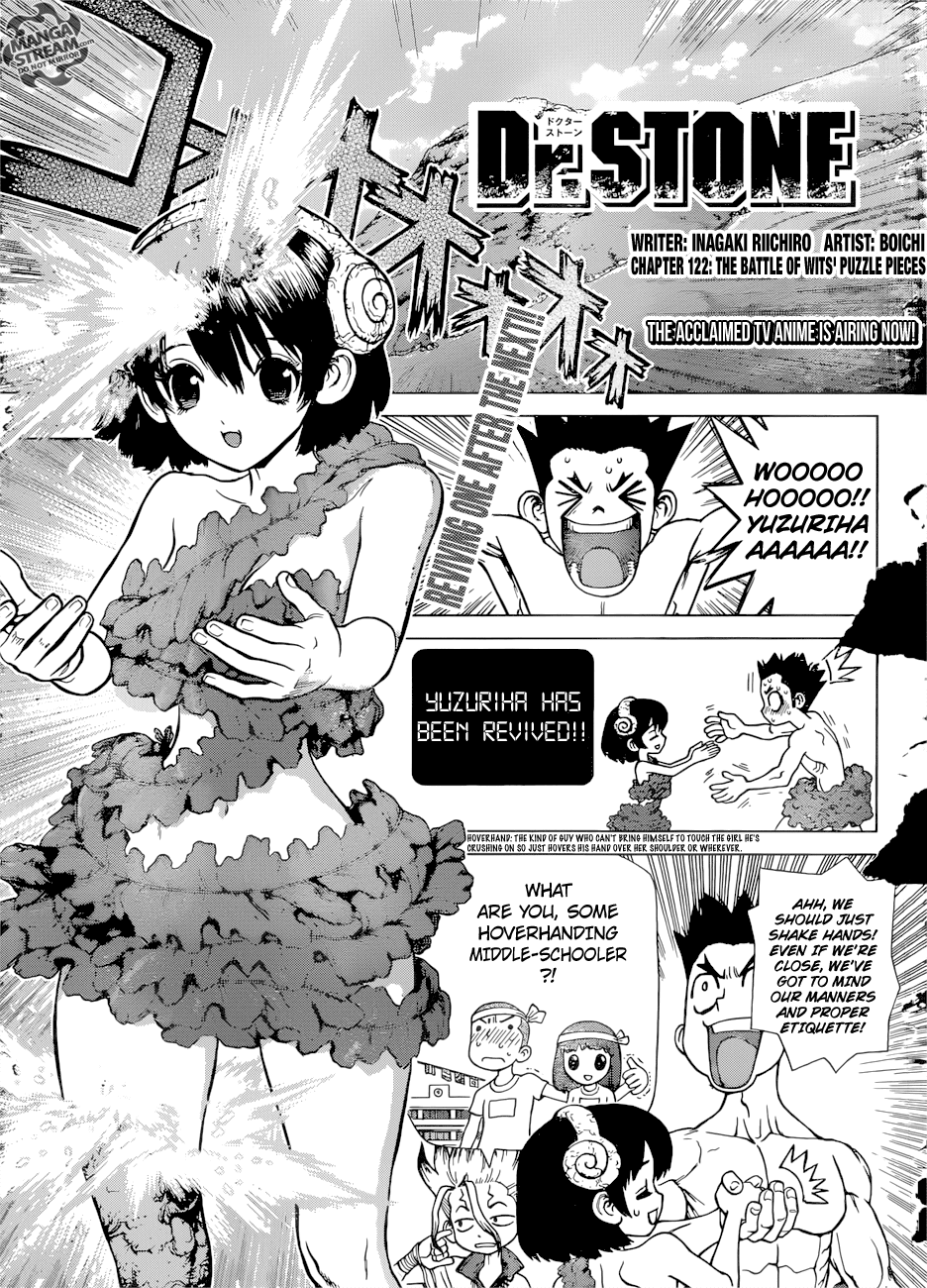 Dr. Stone chapter 122 page 1