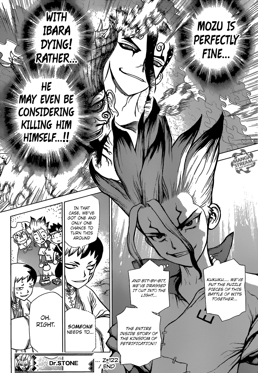 Dr. Stone chapter 122 page 18