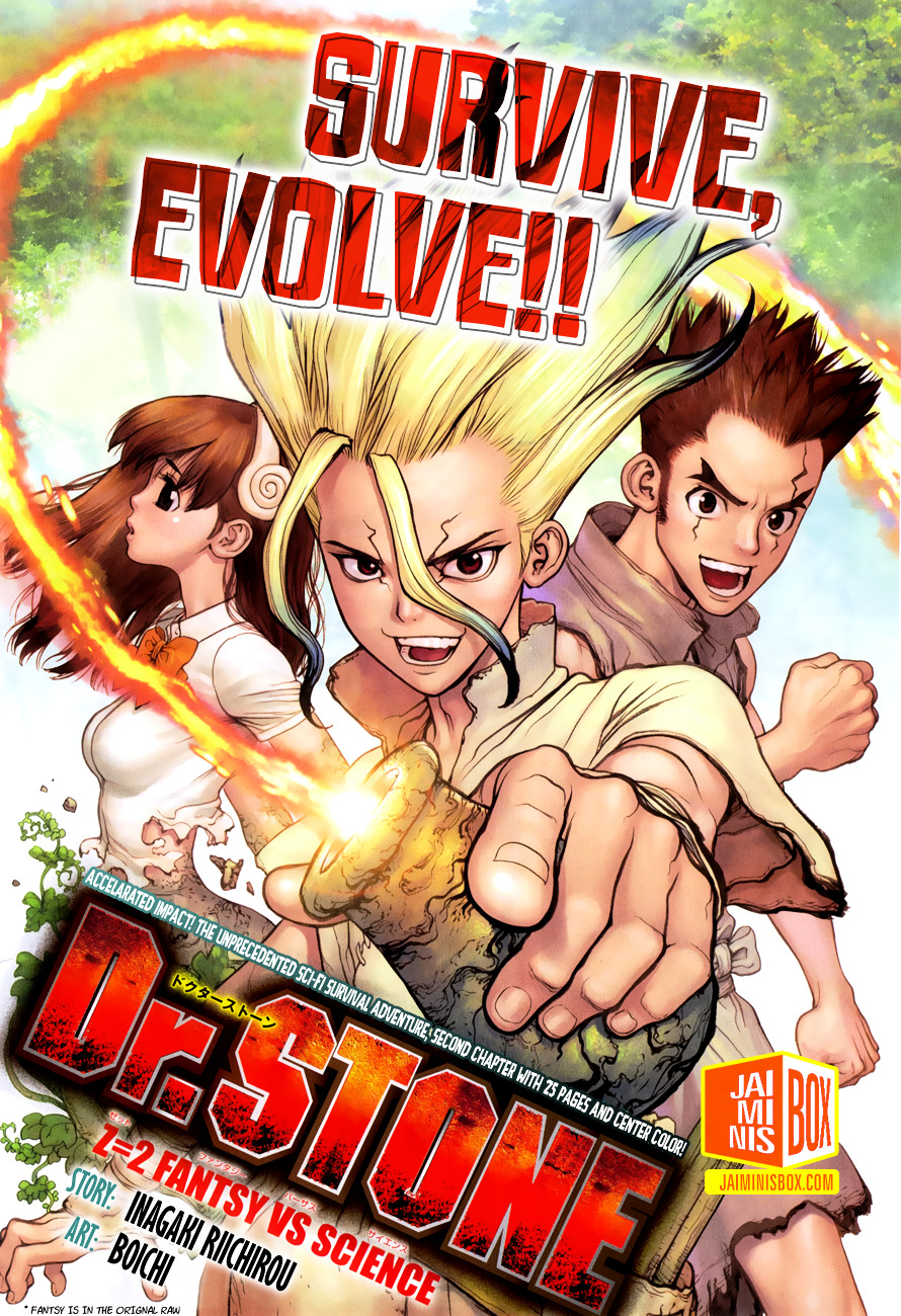 Dr. Stone chapter 2 page 1