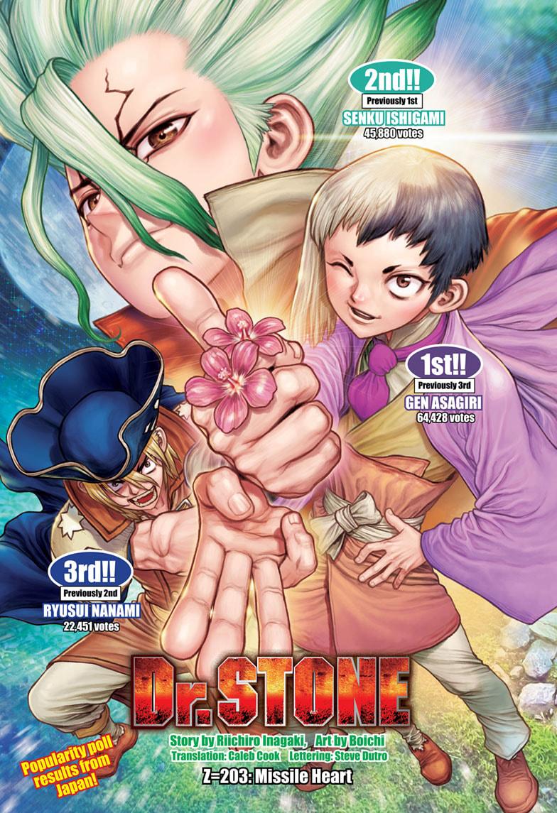 Dr. Stone chapter 203 page 1