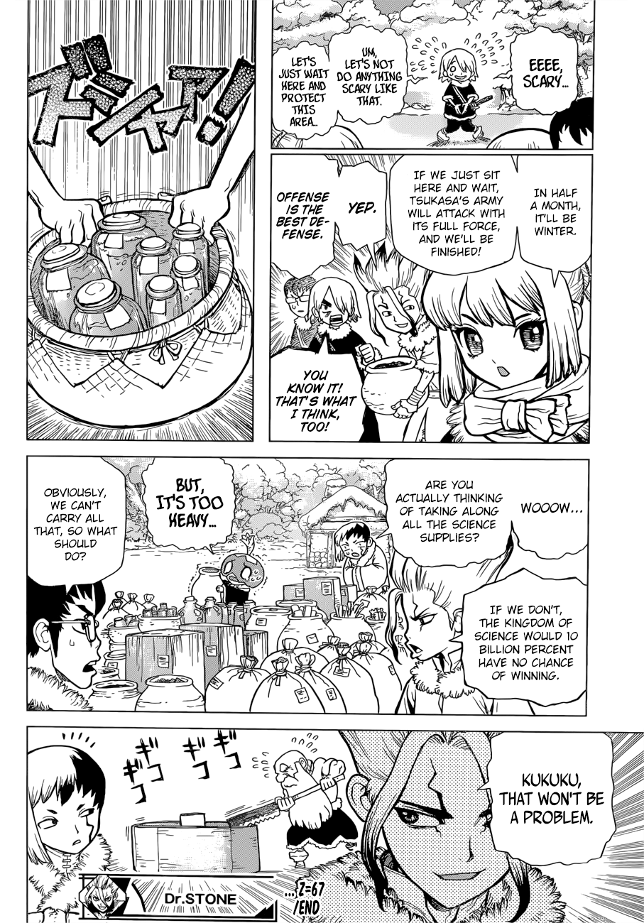 Dr. Stone chapter 67 page 17