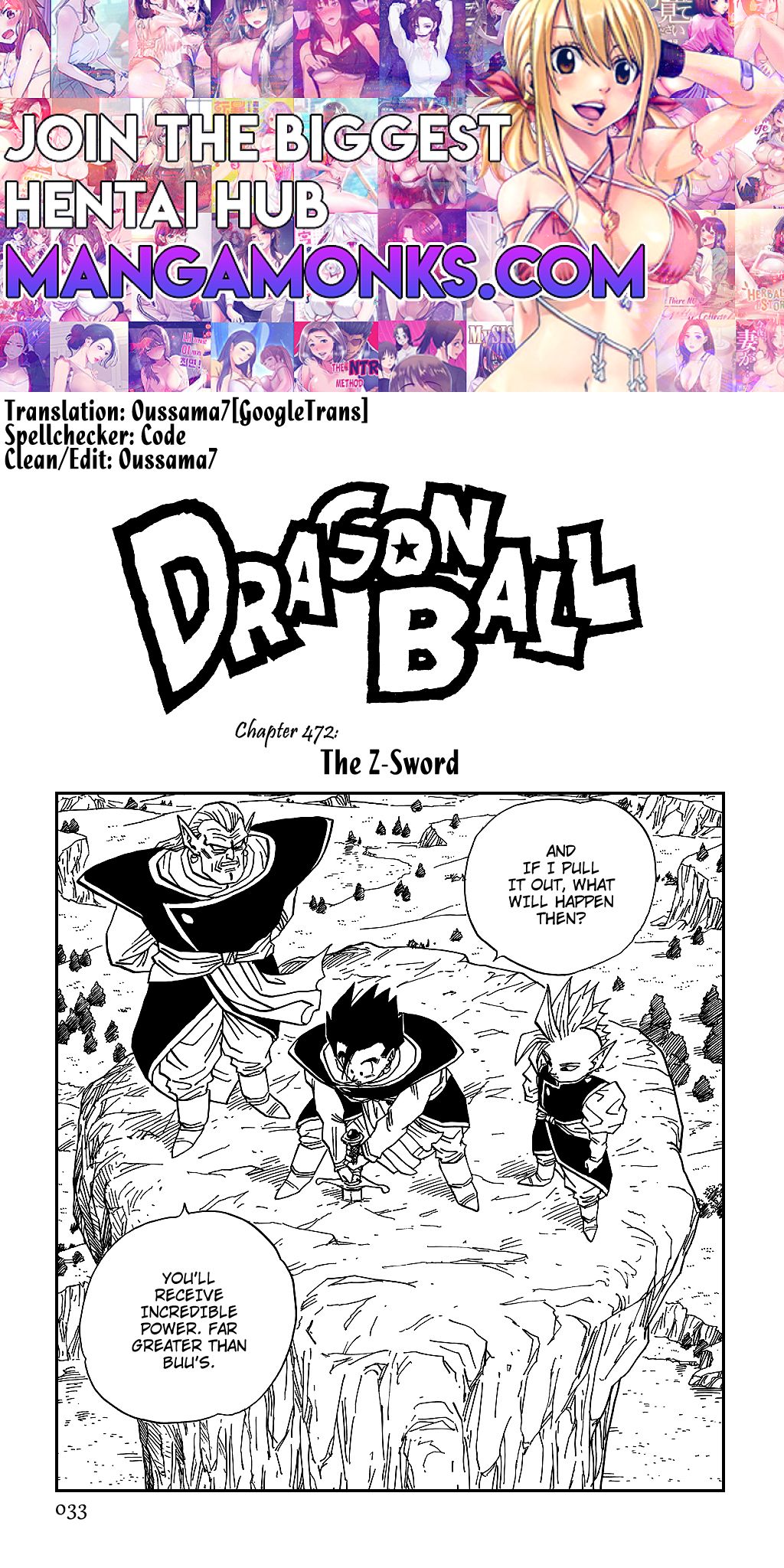 Dragon Ball chapter 472 page 1
