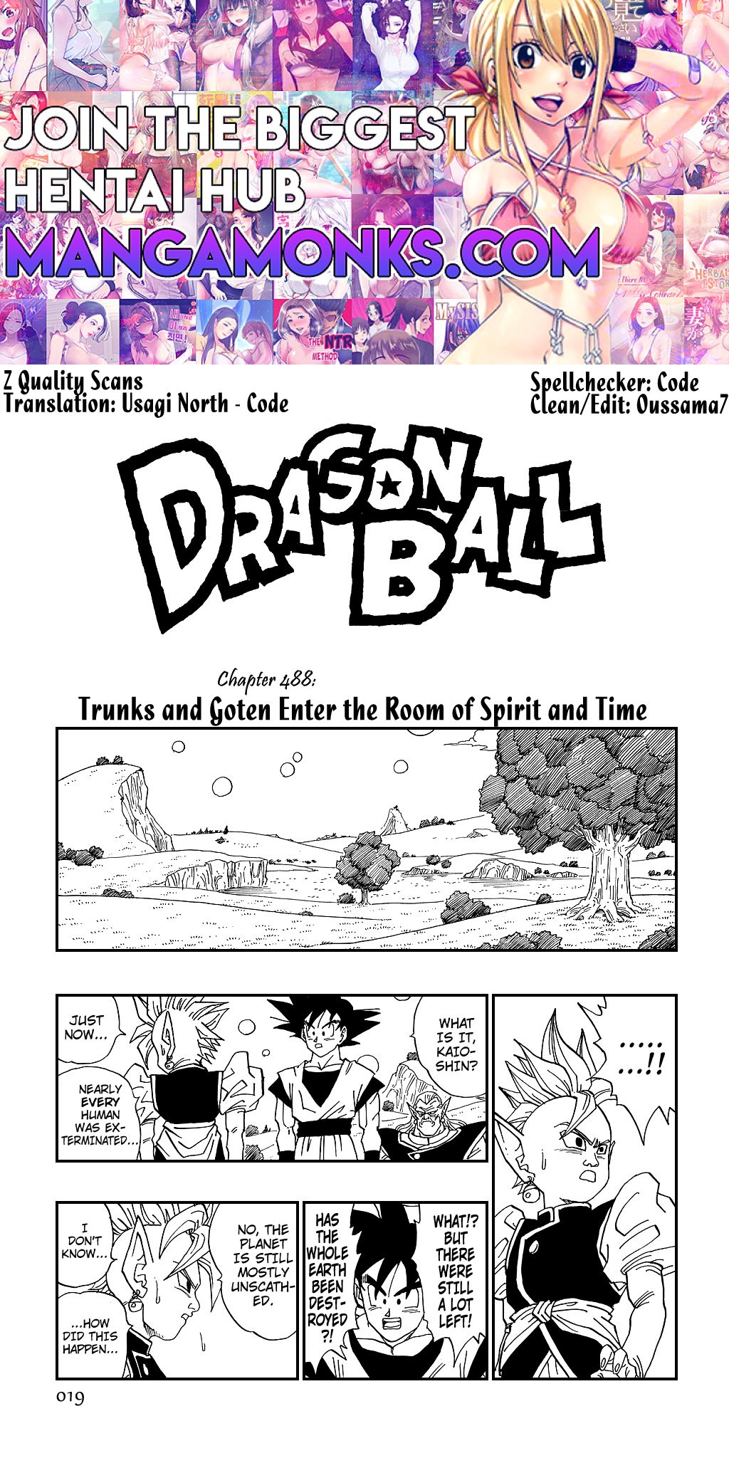 Dragon Ball chapter 488 page 1