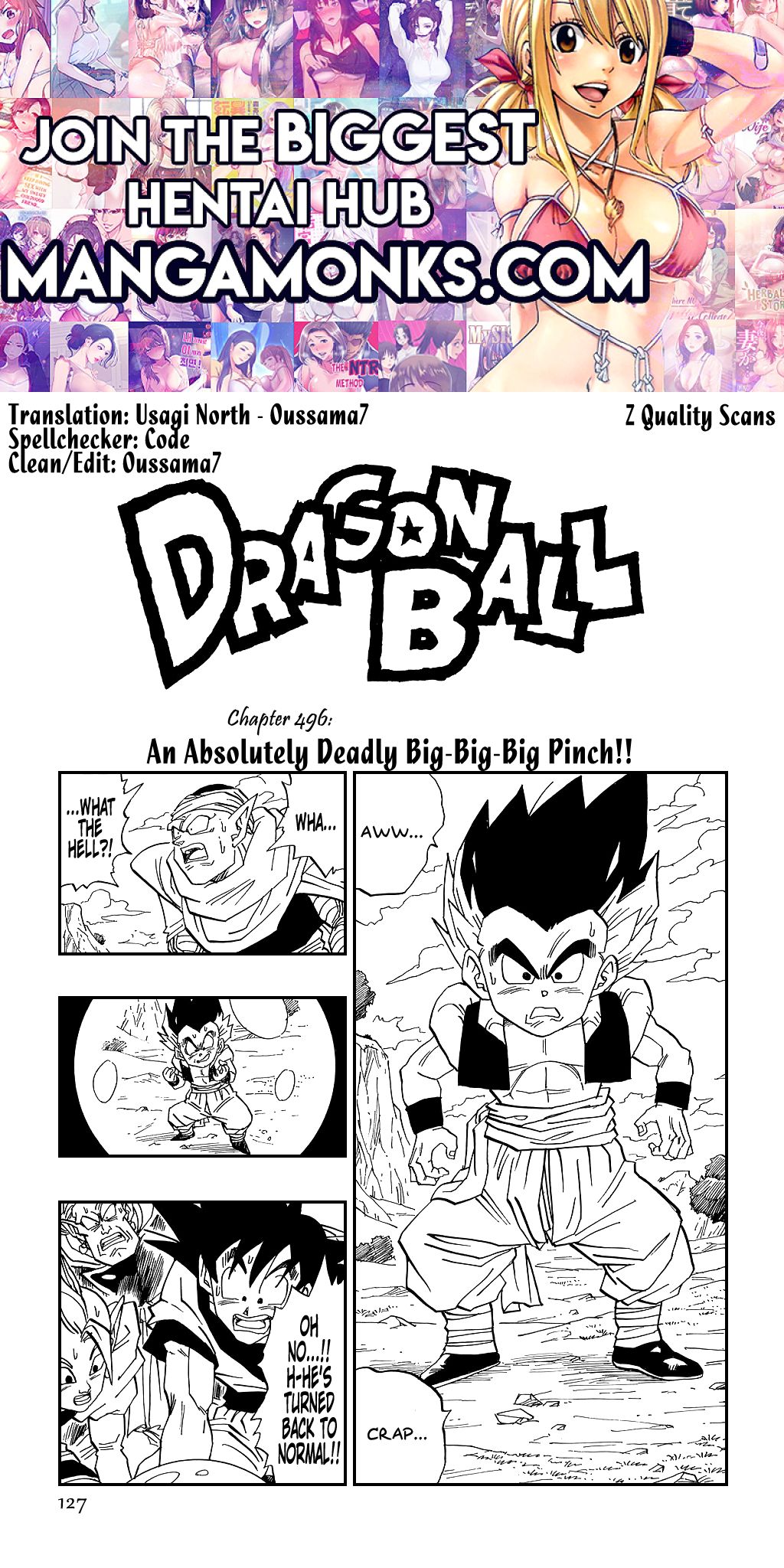 Dragon Ball chapter 496 page 1