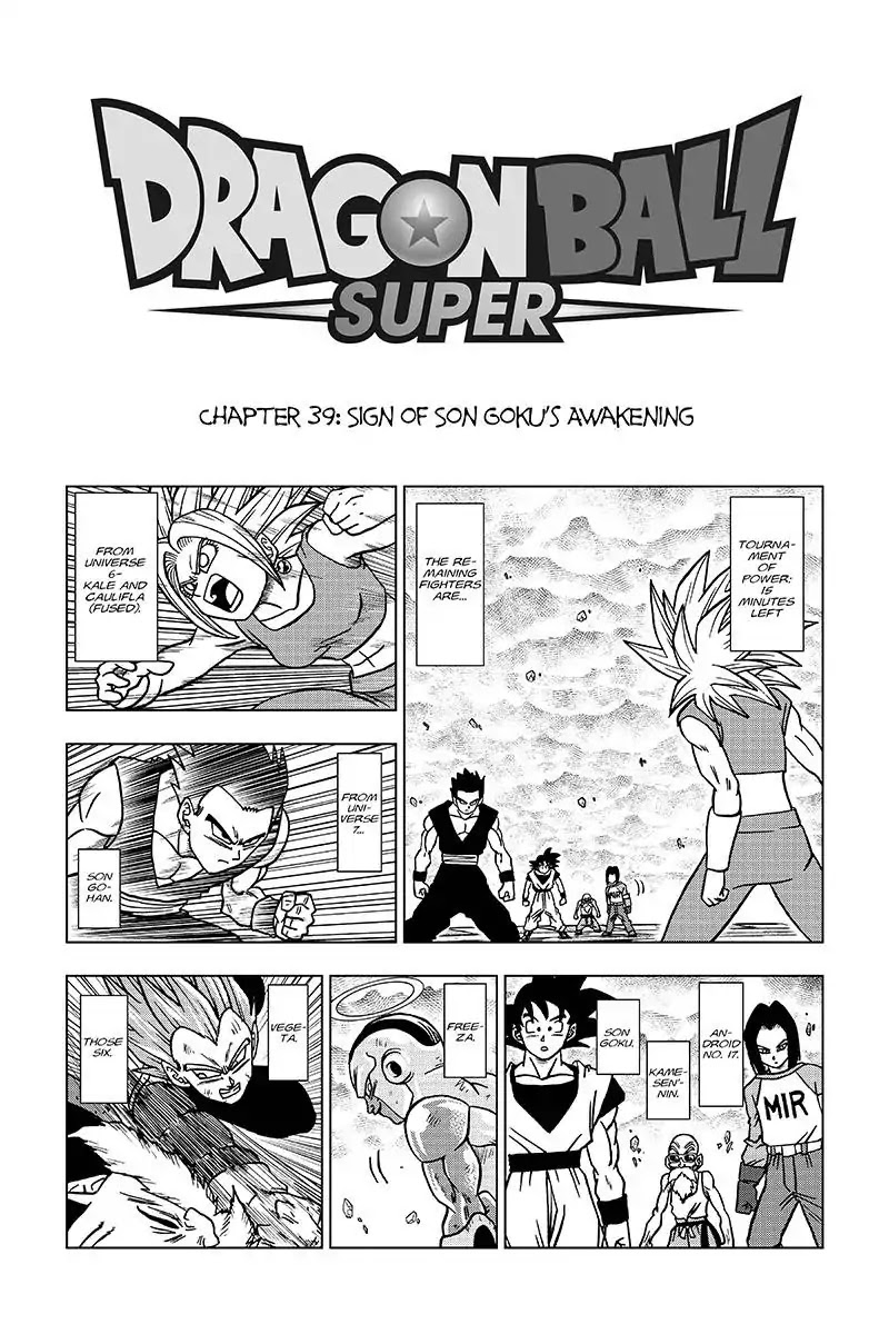 Dragon Ball Super chapter 39 page 2