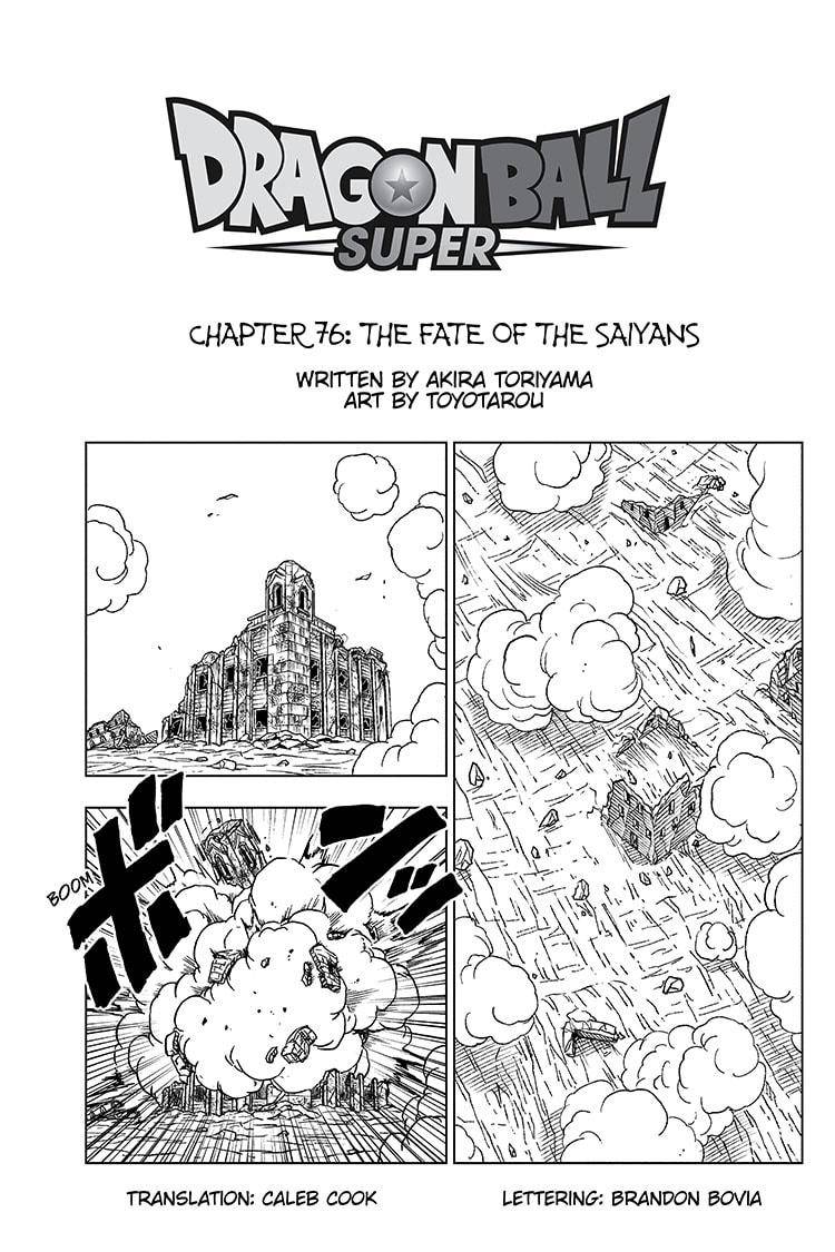 Dragon Ball Super chapter 76 page 1