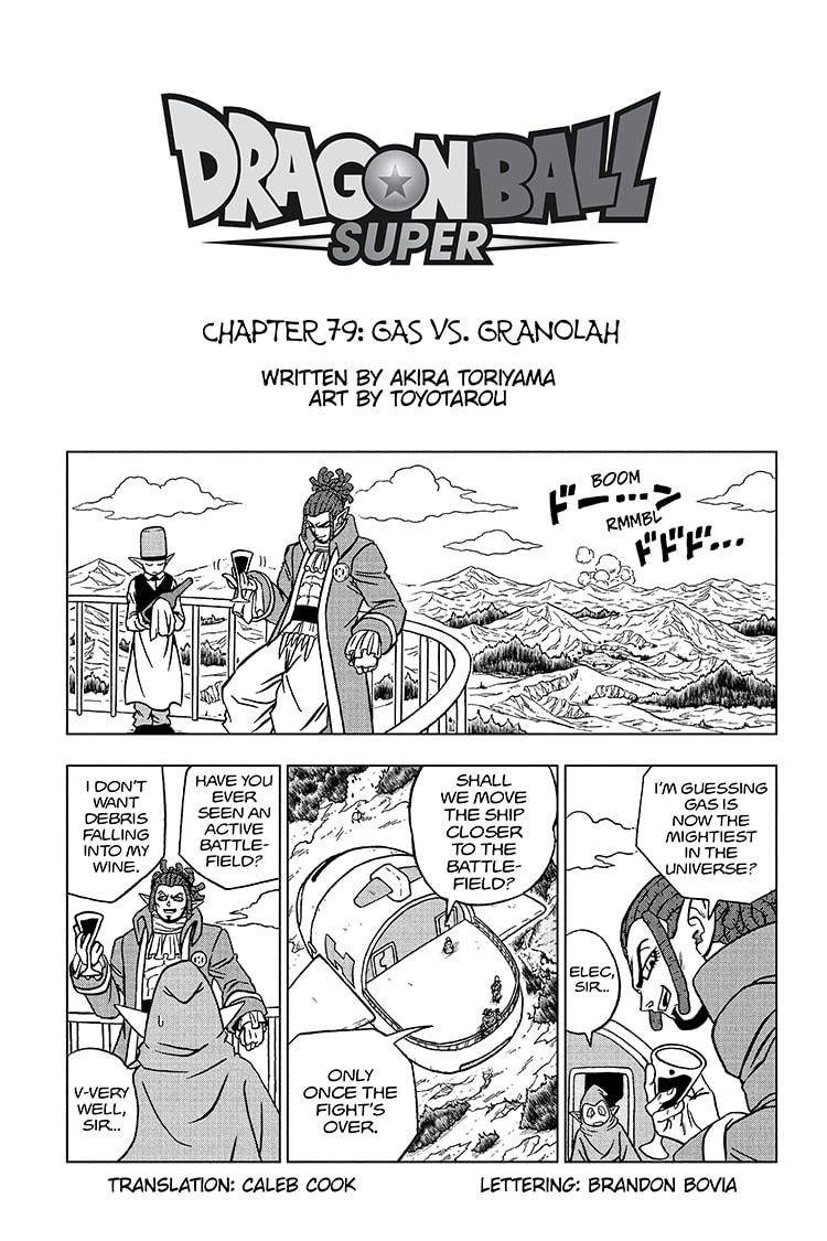 Dragon Ball Super chapter 79 page 1