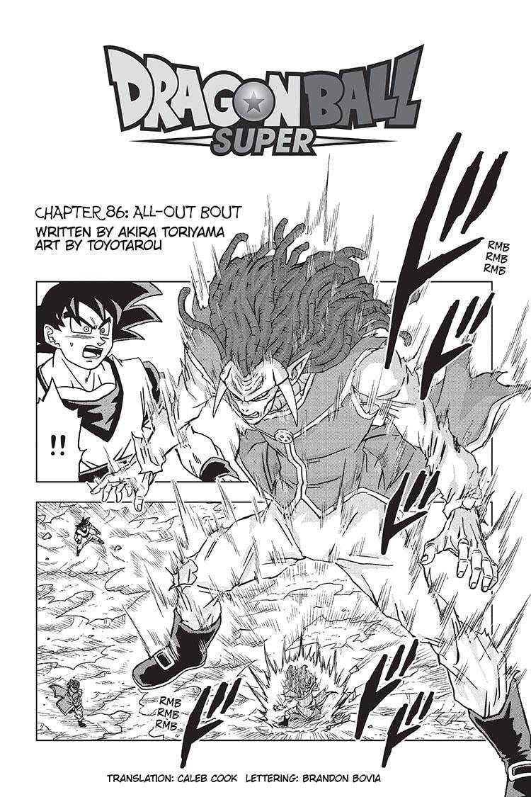 Dragon Ball Super chapter 86 page 1