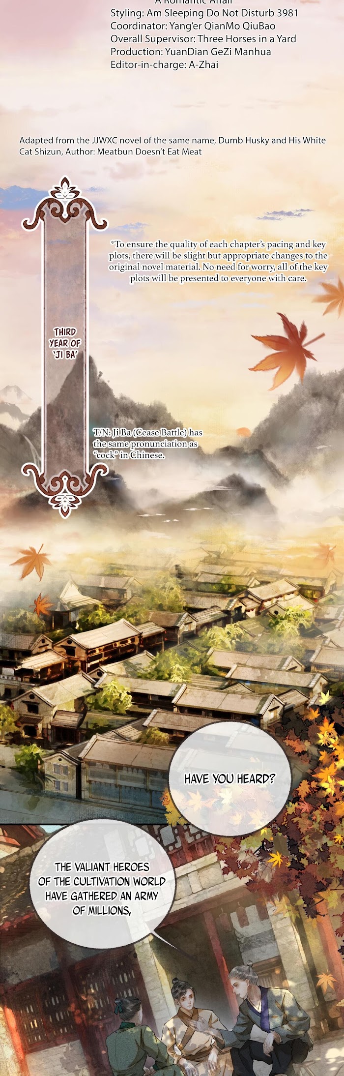 Dumb Husky and his White Cat Shizun chapter 1 page 3