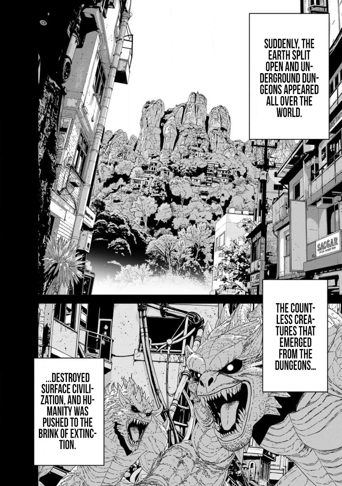 Dungeon de Tatakaitsuzukete 20-nen no Doutei Yuusha, Chijou ni Modottara Danjoubi 1:1000 no Sekai Datta chapter 2 page 5