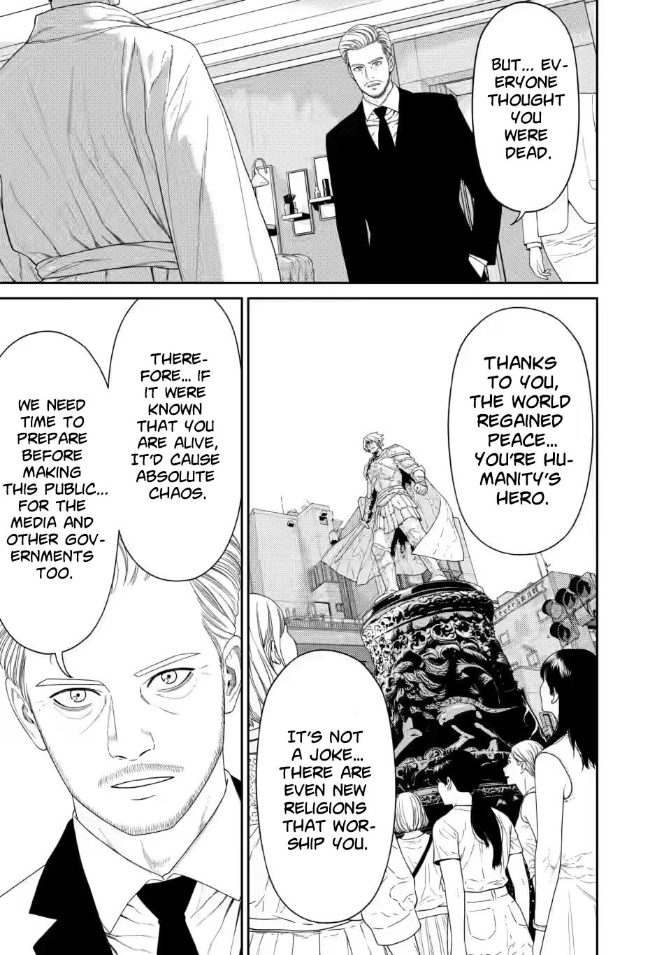 Dungeon de Tatakaitsuzukete 20-nen no Doutei Yuusha, Chijou ni Modottara Danjoubi 1:1000 no Sekai Datta chapter 3 page 16