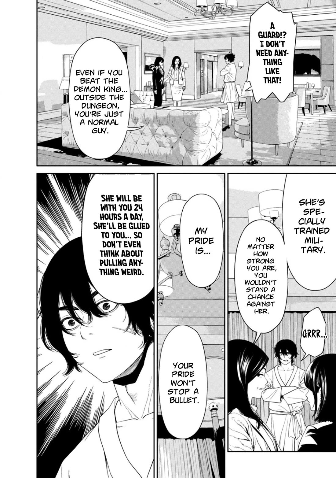 Dungeon de Tatakaitsuzukete 20-nen no Doutei Yuusha, Chijou ni Modottara Danjoubi 1:1000 no Sekai Datta chapter 3 page 5