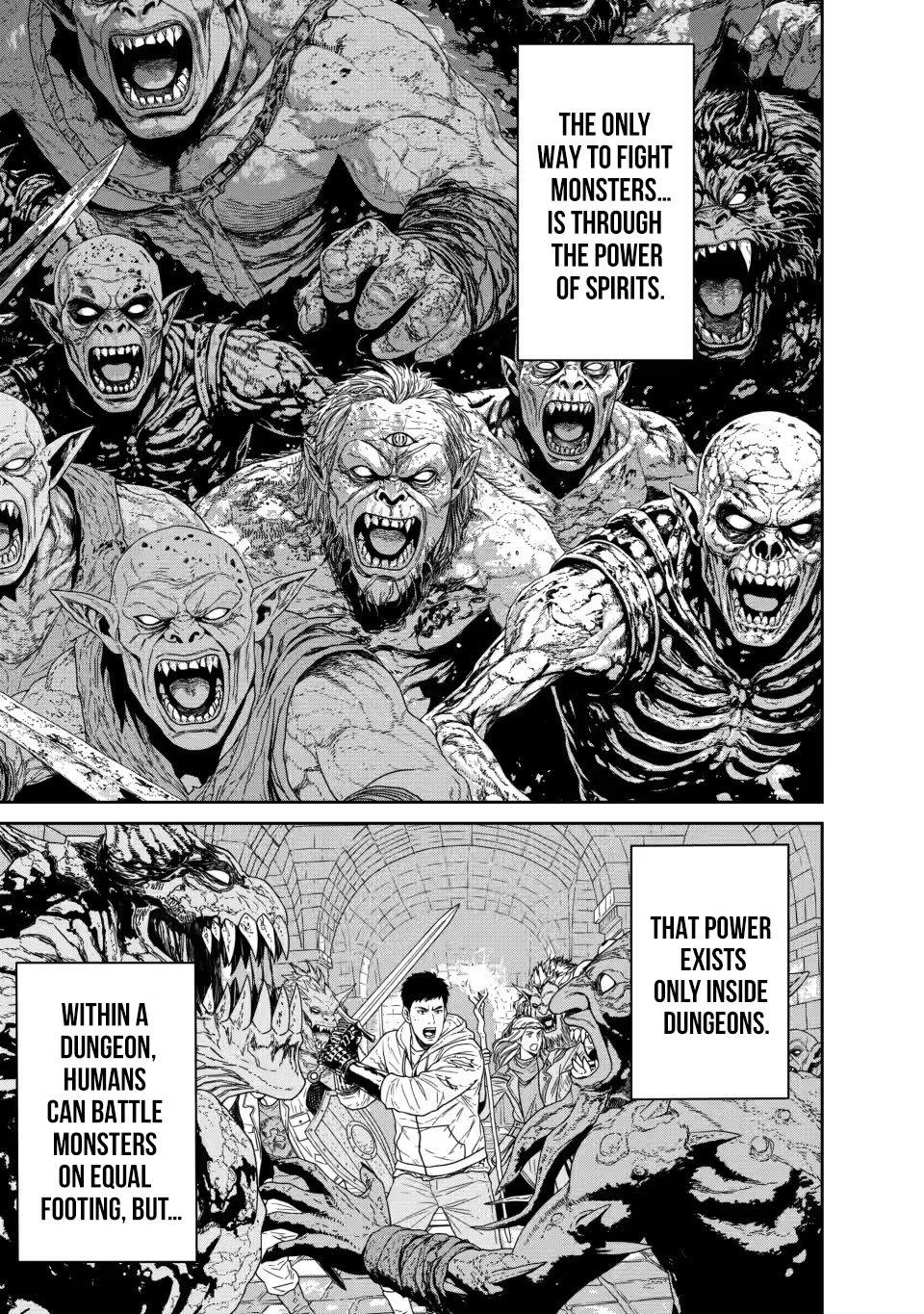 Dungeon de Tatakaitsuzukete 20-nen no Doutei Yuusha, Chijou ni Modottara Danjoubi 1:1000 no Sekai Datta chapter 4 page 2