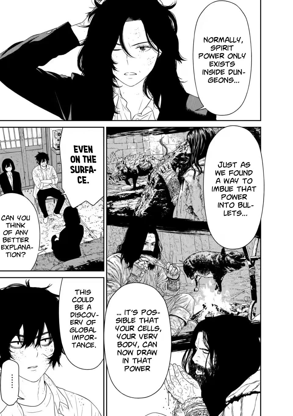 Dungeon de Tatakaitsuzukete 20-nen no Doutei Yuusha, Chijou ni Modottara Danjoubi 1:1000 no Sekai Datta chapter 5 page 23